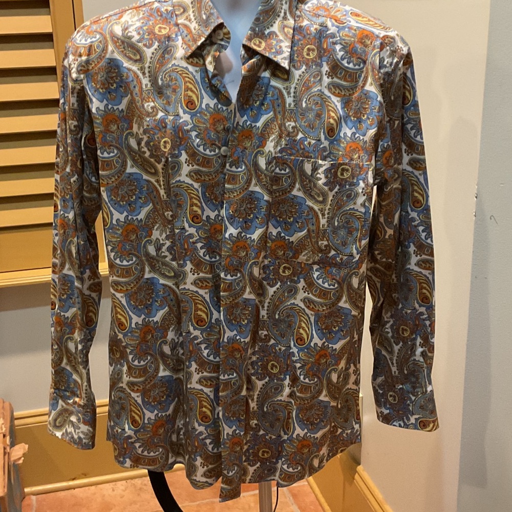 Alan Flusser Multicolor Paisley Shirt
